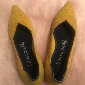Rothy’s “The Point” Marigold flats
